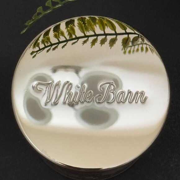 BBW Snowflakes & Cashmere White Barn Bath & Body Works Single Wick Candle - Picture 8 of 10